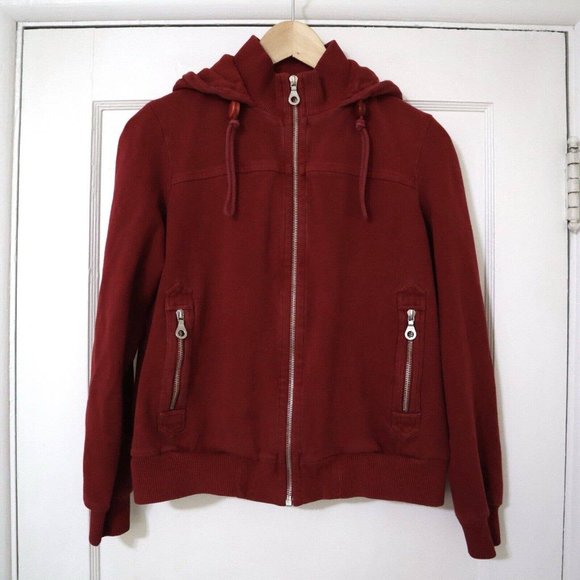 Gwen Stefani L.A.M.B. Red Full Zip Hoodie Size M/L Fall 2007 RARE - Picture 2 of 10
